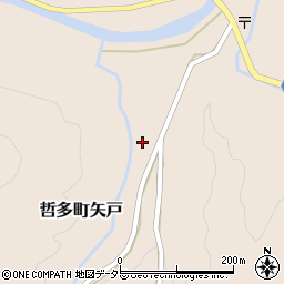 岡山県新見市哲多町矢戸822周辺の地図