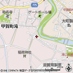 滋賀県甲賀市甲賀町滝961周辺の地図