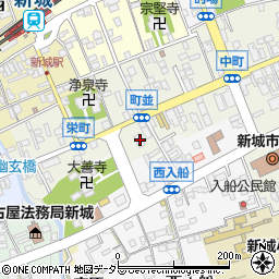 愛知銀行新城支店 ＡＴＭ周辺の地図