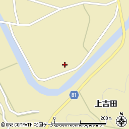 愛知県新城市上吉田松沢周辺の地図