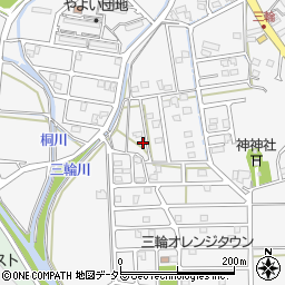 静岡県藤枝市岡部町三輪1503-2周辺の地図