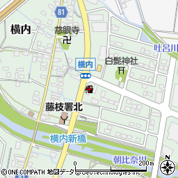 静岡県藤枝市横内2099周辺の地図