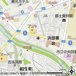 島根県浜田市黒川町155周辺の地図