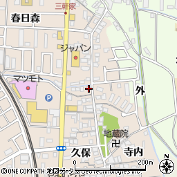 京都府宇治市小倉町久保9周辺の地図