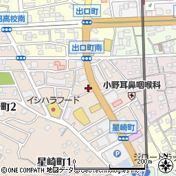 吉野家２４７号線半田店周辺の地図