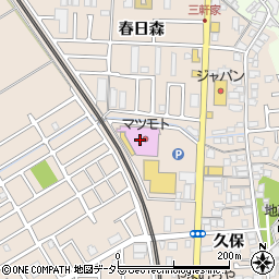 スーパー・マツモト　宇治小倉店周辺の地図