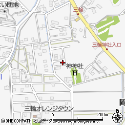 静岡県藤枝市岡部町三輪1352-8周辺の地図