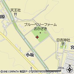 愛知県岡崎市桑谷町（猿口）周辺の地図