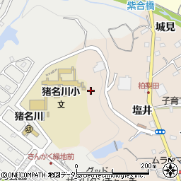 兵庫県猪名川町（川辺郡）柏梨田（イハノ谷）周辺の地図