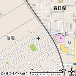 京都府宇治市小倉町蓮池127-3周辺の地図