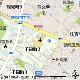 １００円ショップセリア　ドミー新川店周辺の地図