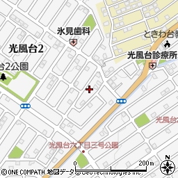 大阪府豊能郡豊能町光風台2丁目3周辺の地図