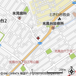 大阪府豊能郡豊能町光風台1丁目1周辺の地図