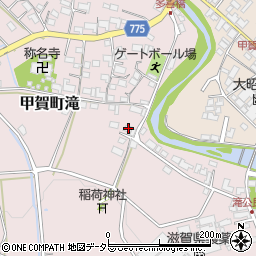 滋賀県甲賀市甲賀町滝972周辺の地図