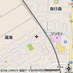 京都府宇治市小倉町蓮池127-5周辺の地図