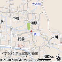 京都府宇治市莵道河原7周辺の地図