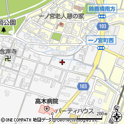 三重県鈴鹿市高岡町710周辺の地図