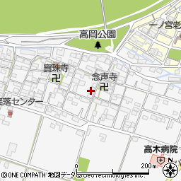 三重県鈴鹿市高岡町周辺の地図