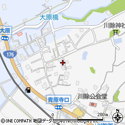 兵庫県三田市川除405周辺の地図