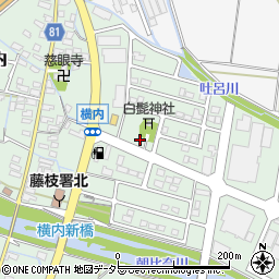 静岡県藤枝市横内2132周辺の地図