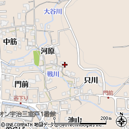 京都府宇治市莵道只川15周辺の地図