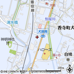 兵庫県姫路市香寺町犬飼508周辺の地図