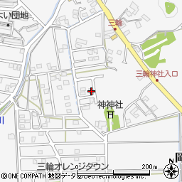 静岡県藤枝市岡部町三輪1352-10周辺の地図