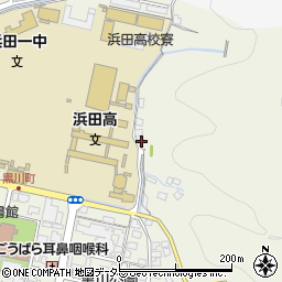 島根県浜田市黒川町1080-2周辺の地図