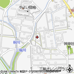 静岡県藤枝市岡部町三輪1503-8周辺の地図