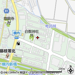 静岡県藤枝市横内2206周辺の地図