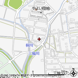 静岡県藤枝市岡部町三輪1476-29周辺の地図