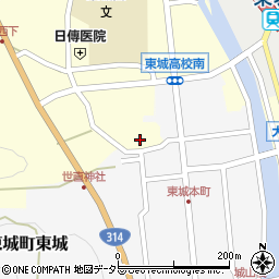 広島県庄原市東城町川西502周辺の地図