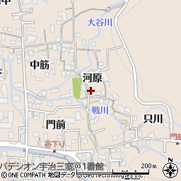 京都府宇治市莵道河原9周辺の地図