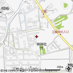 静岡県藤枝市岡部町三輪1352-18周辺の地図