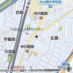 京都府乙訓郡大山崎町大山崎傍示木29周辺の地図