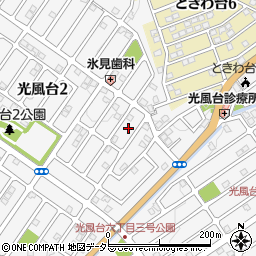 大阪府豊能郡豊能町光風台2丁目4周辺の地図