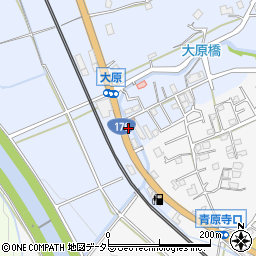 兵庫県三田市大原712周辺の地図