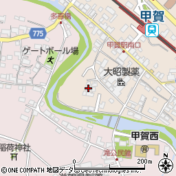 滋賀県甲賀市甲賀町大原市場114-1周辺の地図