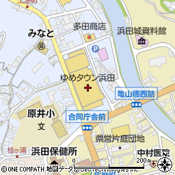 ＴＨＲＥＥＰＰＹゆめタウン浜田店周辺の地図