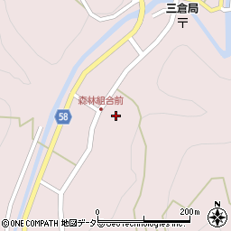 森町役場　三倉総合センター周辺の地図