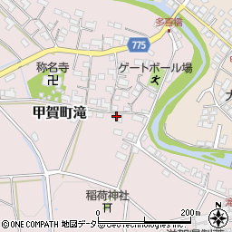 滋賀県甲賀市甲賀町滝1002周辺の地図