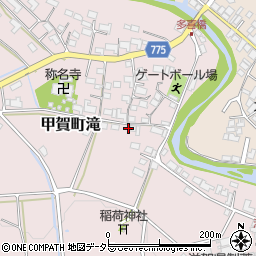 滋賀県甲賀市甲賀町滝1001周辺の地図