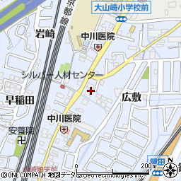 京都府乙訓郡大山崎町大山崎傍示木29-1周辺の地図