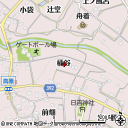 愛知県新城市日吉桶谷周辺の地図