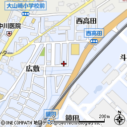 京都府乙訓郡大山崎町大山崎斗加坪1-28周辺の地図