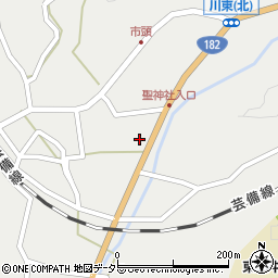 広島県庄原市東城町川東289周辺の地図