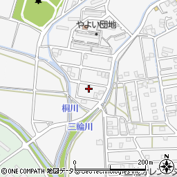 静岡県藤枝市岡部町三輪1476周辺の地図