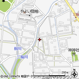 静岡県藤枝市岡部町三輪1502周辺の地図