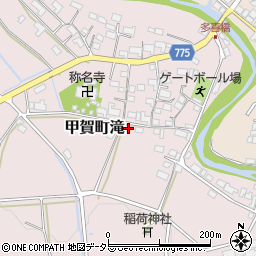滋賀県甲賀市甲賀町滝999周辺の地図