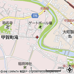 滋賀県甲賀市甲賀町滝1008周辺の地図